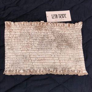 Presley Champagne Tube Top